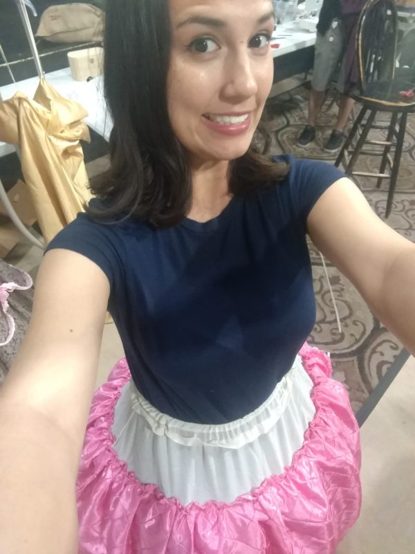 belle dress transformation